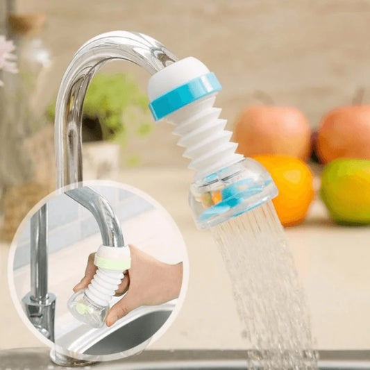 Splash Fan Faucet Nozzle | 360° Rotating Water-Saving Filter Tap Extension