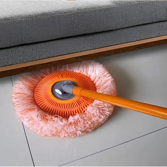 Sunflower Shape Cleaning Mop | 360° Rotating Extendable Microfiber
