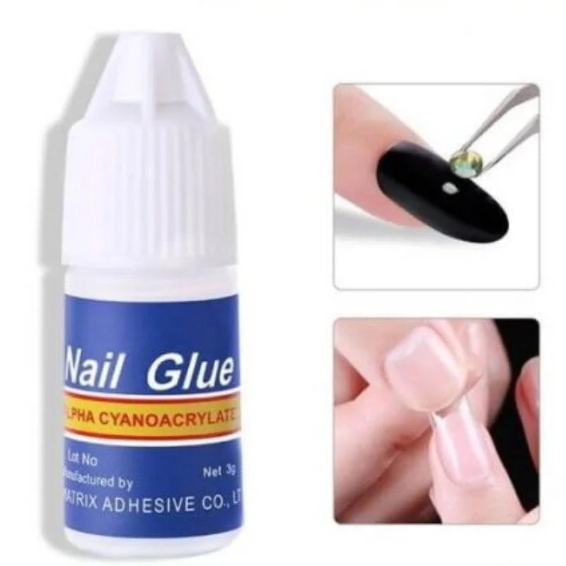Multicolor Acrylic Artificial Nails Kit | 24 Shades