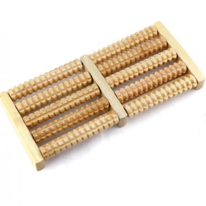 Wooden Foot Roller Massager | Stress Relaxation & Foot Care