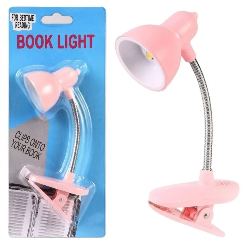 Mini Book Light with Clip  | Portable LED Reading Lamp with Eye Protection