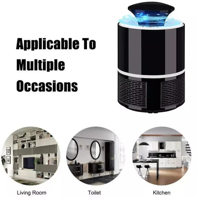 USB Mosquito Trap Lamp | UV LED Insect Killer with Suction Fan