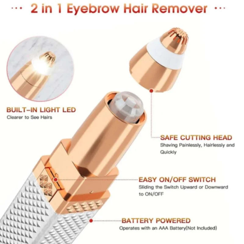 Flawless Facial Hair Remover & Eyebrow Trimmer