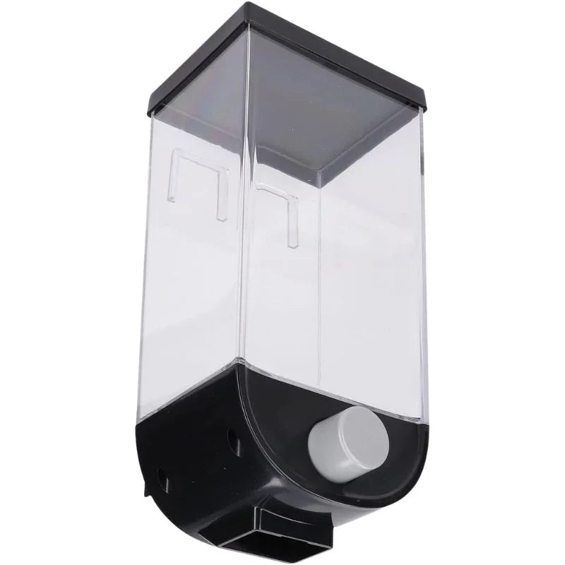 Wall Mounted Cereal Dispenser | 1.5L Transparent Grain Storage Container