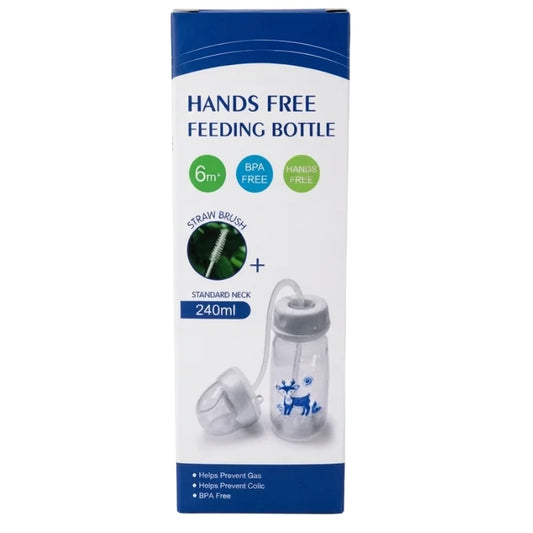 Hands-Free Baby Feeding Bottle | Leak-Proof Standard Neck Bottle |240ML