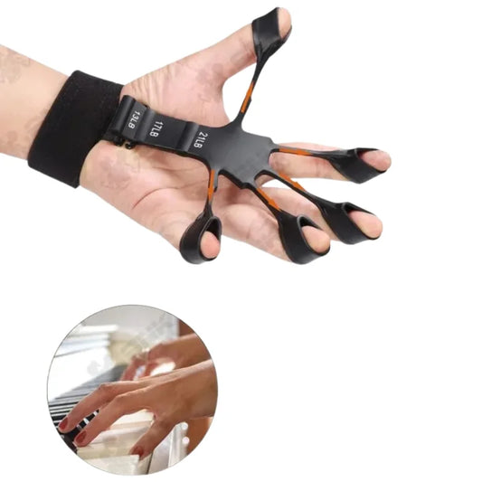 Adjustable Hand Grip Strengthener | Finger Exerciser & Hand Therapy Trainer